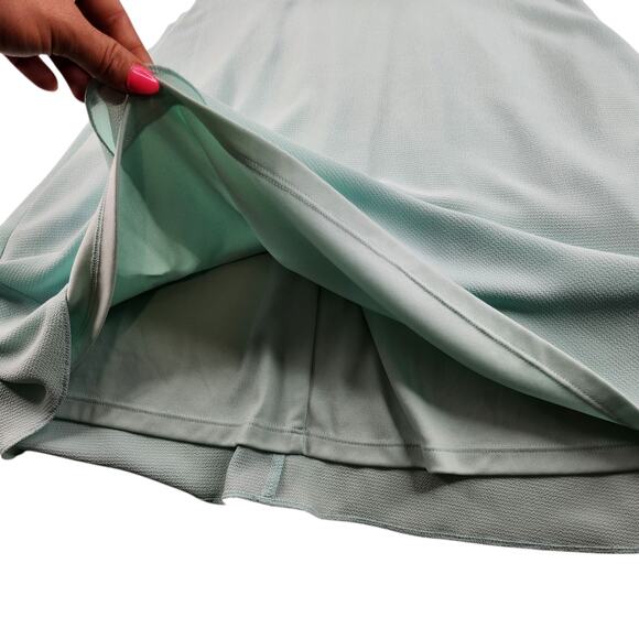 London Times Dress Womens 10 Mint Green Sea Foam Ruffle Butterfly Fit Flare - Picture 11 of 16